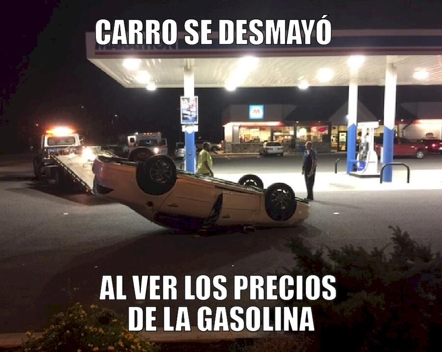 gasolina cara memes por aumento de precio 9 09